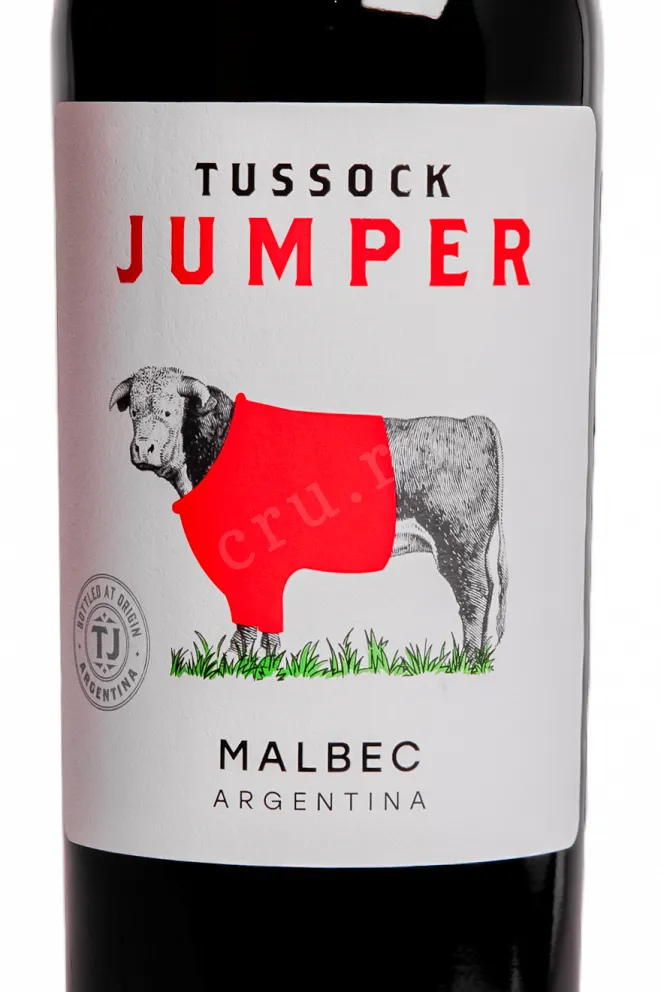 Этикетка Tussock Jumper Malbec 2025 0.75 л