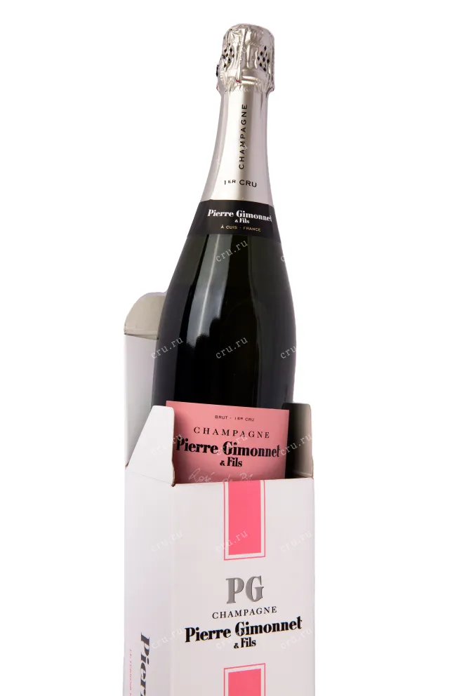 Подарочная коробка игристого вина Pierre Gimonnet & Fils Cuvee Rose Premier Cru 0.75 л