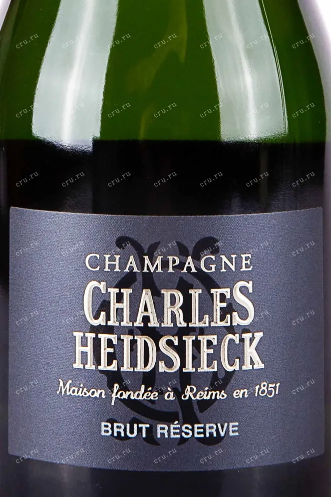 Этикетка Charles Heidsieck Brut Reserve in gift box 2018 0.75 л