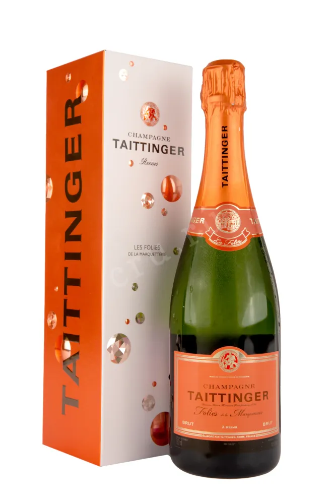 Шампанское Taittinger Folies de la Marquetterie gift box  0.75 л