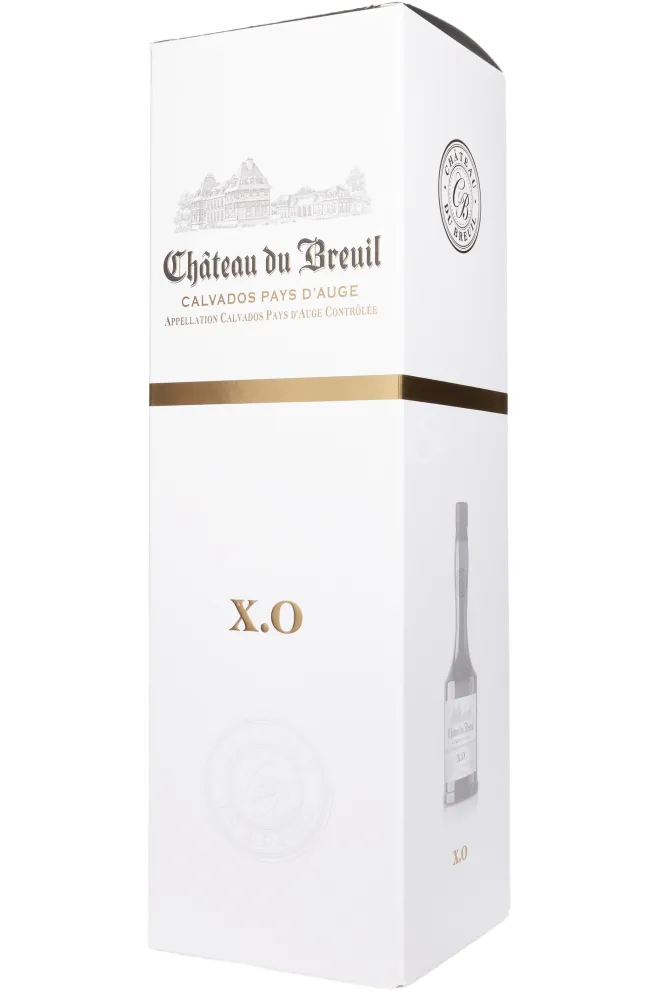 Подарочная коробка Chateau du Breuil XO Pays dAuge AOC in gift box 0.7 л