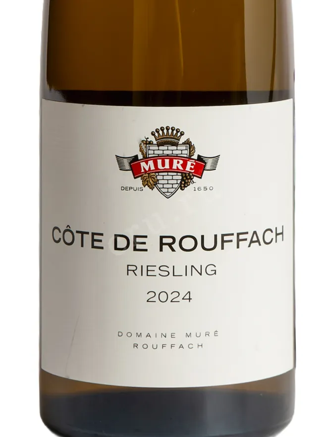 Этикетка Mure Cote de Rouffach Riesling 2022 0.75 л