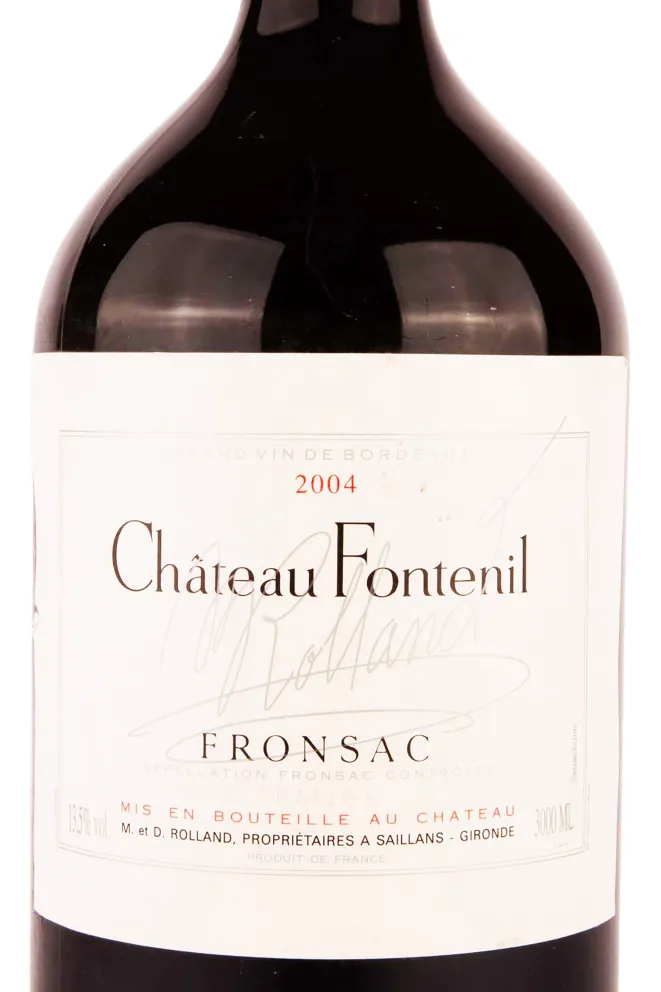 Этикетка Chateau Fontenil Rolland Collection 2004 3 л