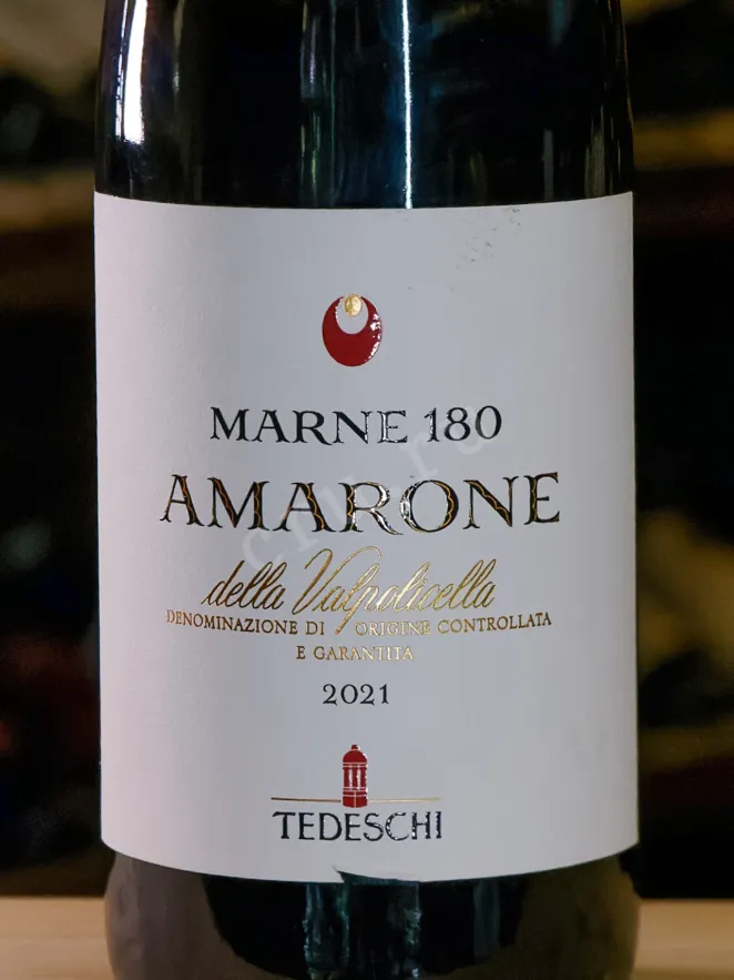 В магазине Крю Профи Tedeschi Marne 180 Amarone della Valpolicella DOCG 2021 0.75 л