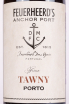 Этикетка Feuerheerds Anchor Port Fine Tawny 2018 0.75 л