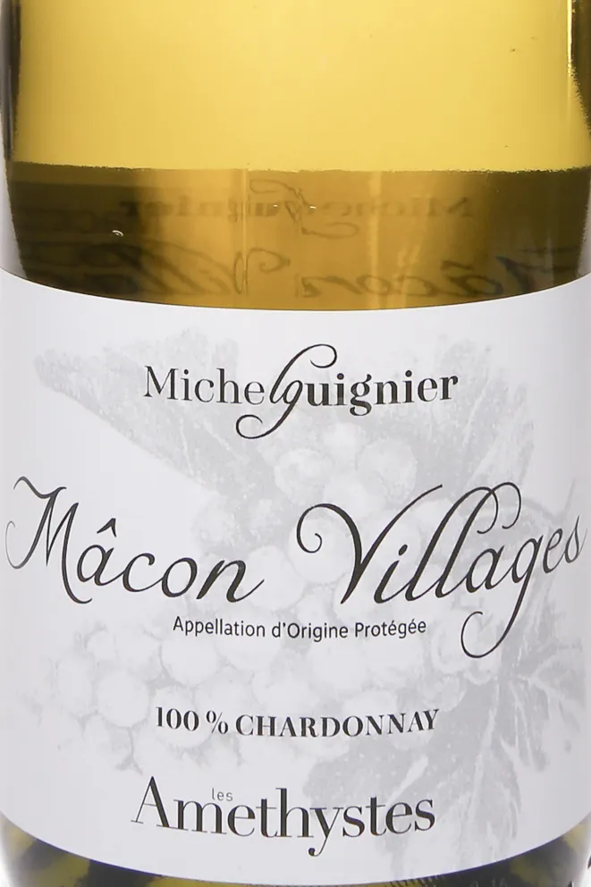 Этикетка Michel Guignier Chardonnay Macon Villages AOC 2022 0.75 л