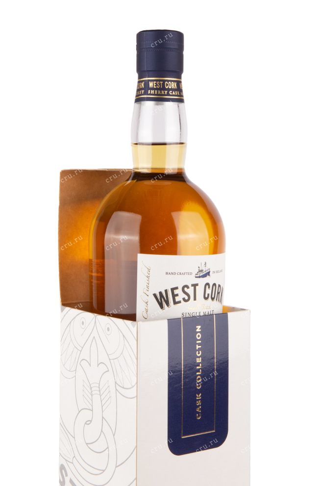 Бутылка виски Вест Корк Шерри Каск Финишд 0.7 в подарочной коробке