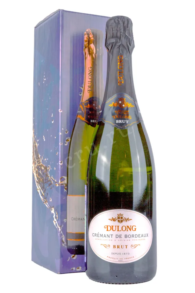 Игристое вино Dulong Cremant de Bordeaux in gift box 2022 0.75 л