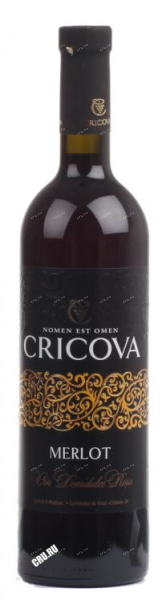 Вино Cricova Merlot Vintage Range  0.75 л