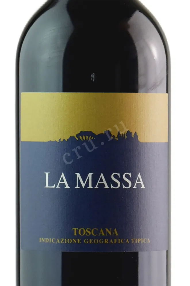 Этикетка La Massa 2016 0.75 л