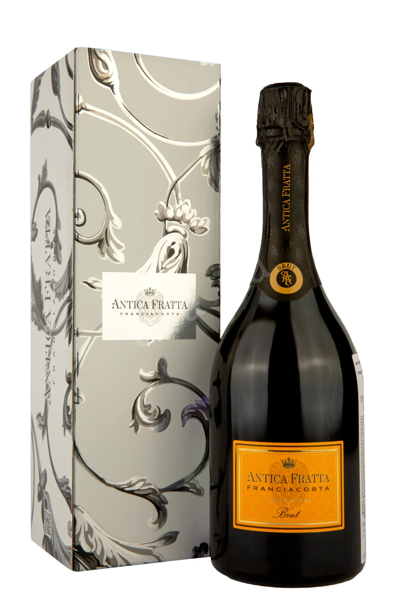 Фото — Игристое вино Antica Fratta Franciacorta Cuvee Real Brut in gift box  0.75 л