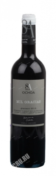 Вино Ochoa Mil Gracias 2012 0.75 л