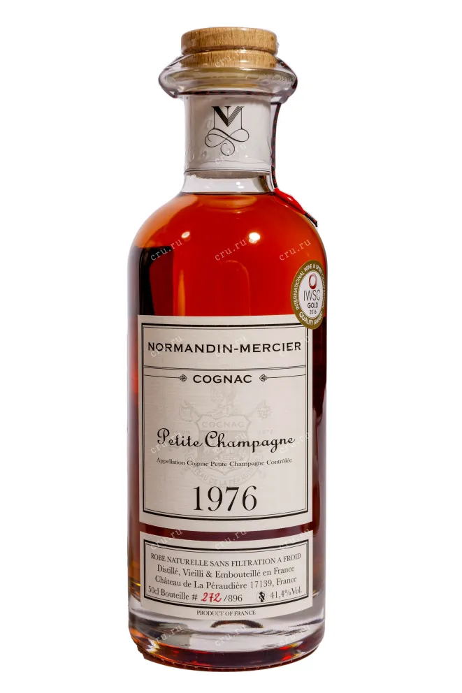 Бутылка Normandine Mersier in gift box 1976 0.5 л
