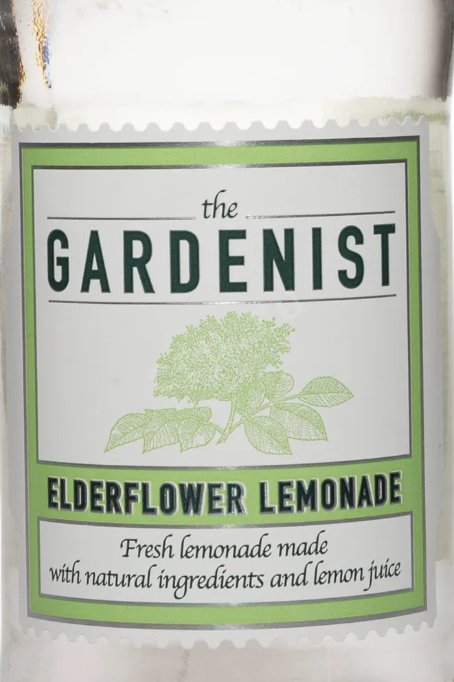 Этикетка The Gardenist Elderflower Lemonade 0.2 л