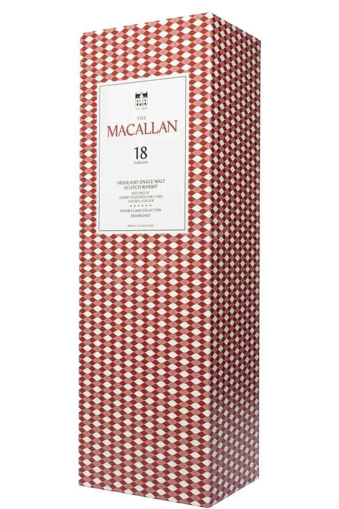 Подарочная коробка Macallan 18 years Double Cask 0.7 л