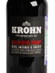 Этикетка Krohn Reserve 2020 0.75 л