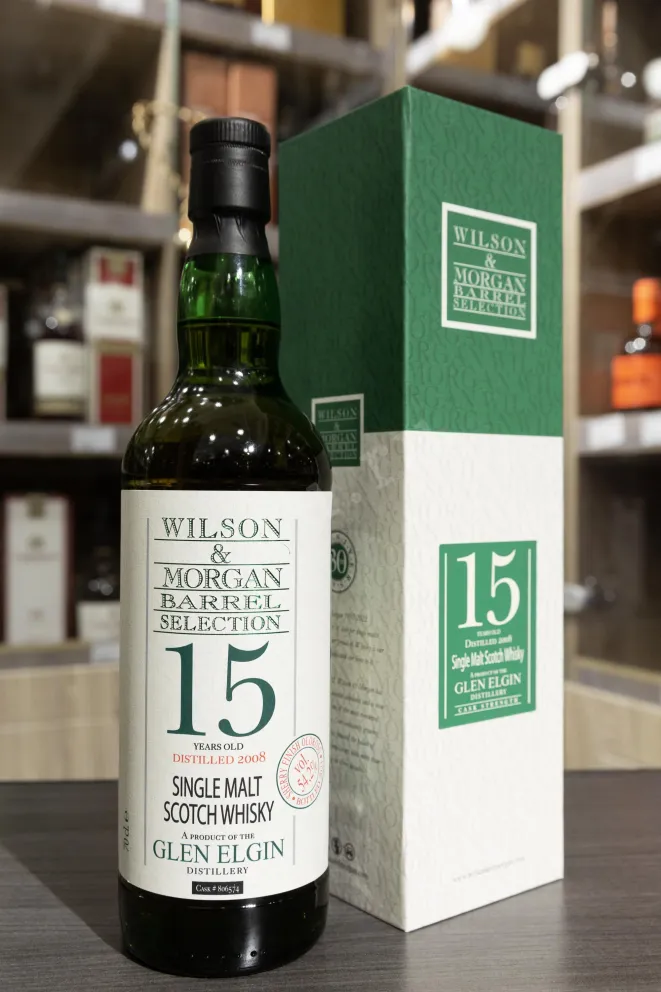 В магазине Крю Профи Wilson & Morgan Barrel Selection Glen Elgin Sherry Finish Oloroso 15 Years Old in gift box 0.7 л