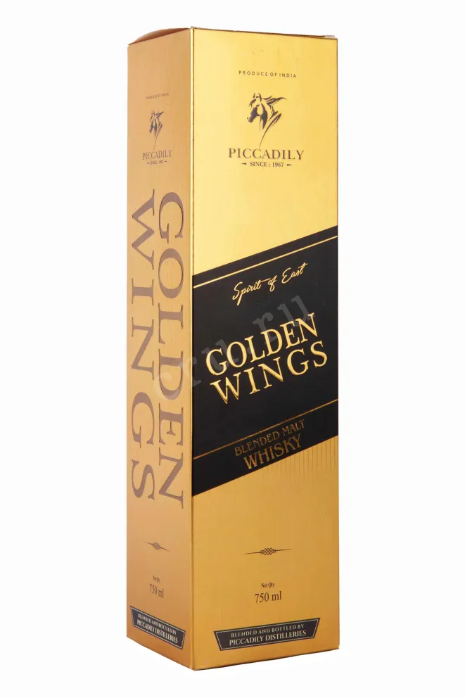 Подарочная коробка Golden Wings in gift box 0.75 л