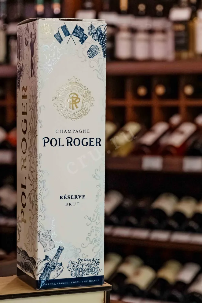 В магазине Крю Профи Pol Roger Brut Reserve gift box 1.5 л
