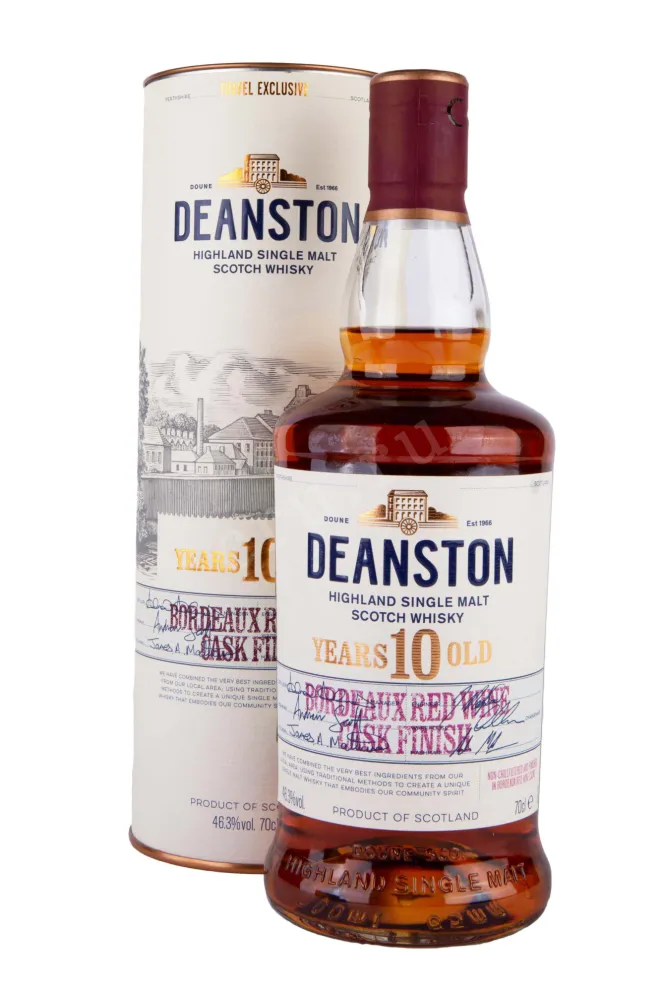 Виски Deanston Aged 10 years in tube  0.7 л