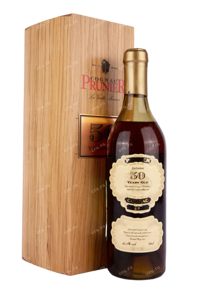 Коньяк Prunier 50 years  0.7 л