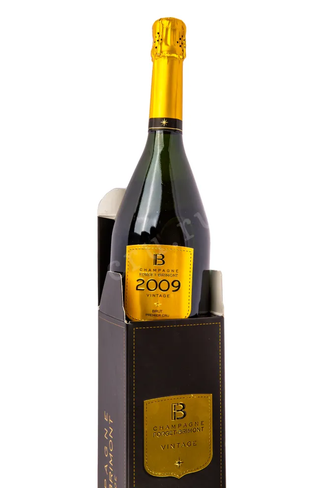 Подарочная коробка игристого вина Forget-Brimont Brut Millesime 2009 0.75 л