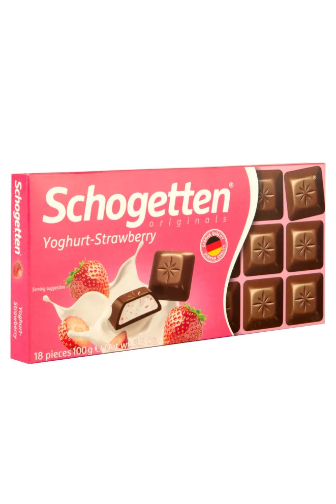 Шоколад Шогеттен Клубничный йогурт 100 г