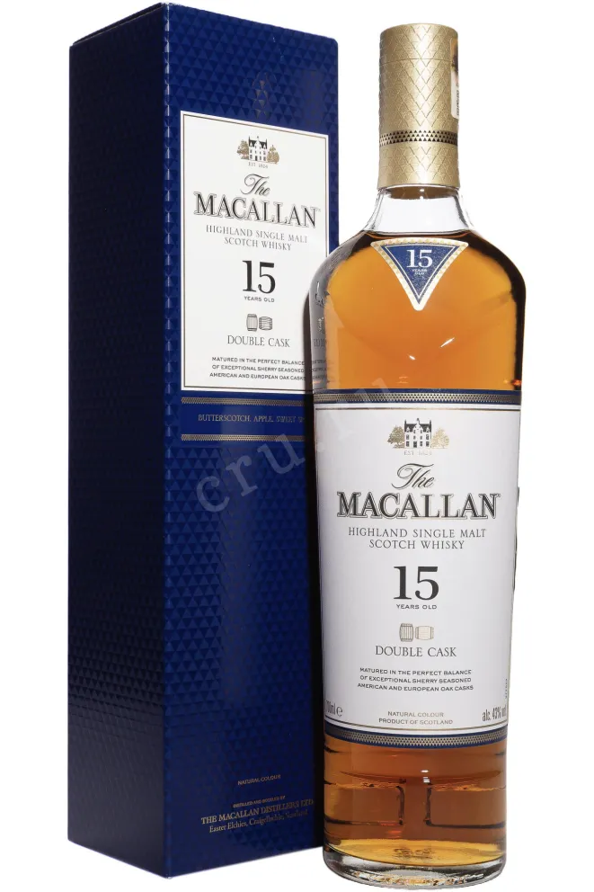 Бутылка Macallan 15 years Double Cask 0.7 л