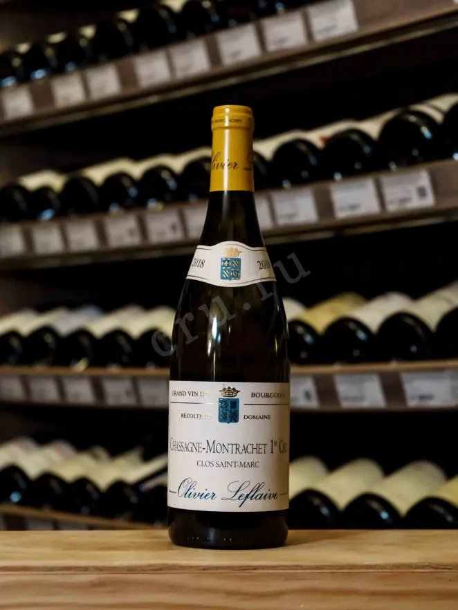 В магазине Крю Профи Joseph Drouhin Chassagne-Montrachet Premier Cru Clos Saint-Mark 2018 0.75 л