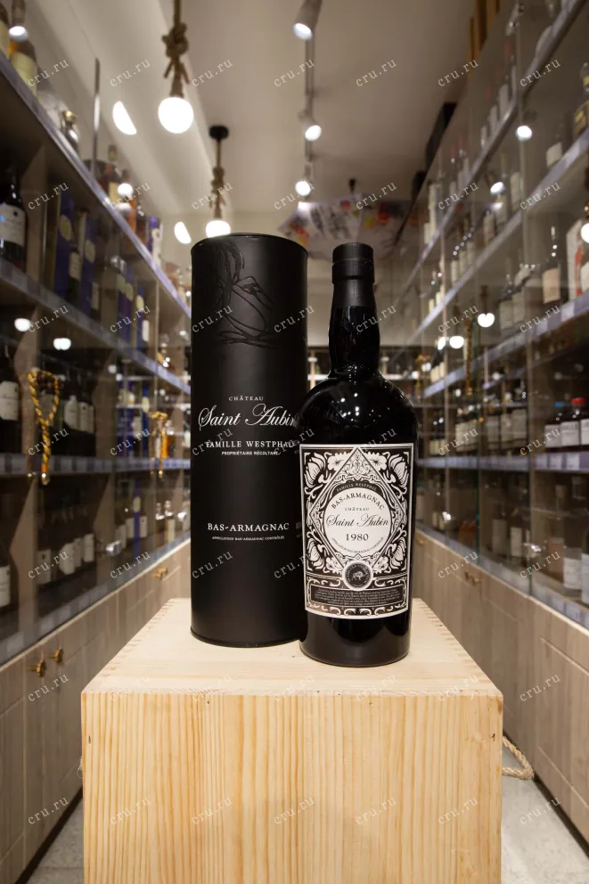 В магазине Крю Профи Saint Aubin Bas-Armagnac in tube 1980 0.7 л