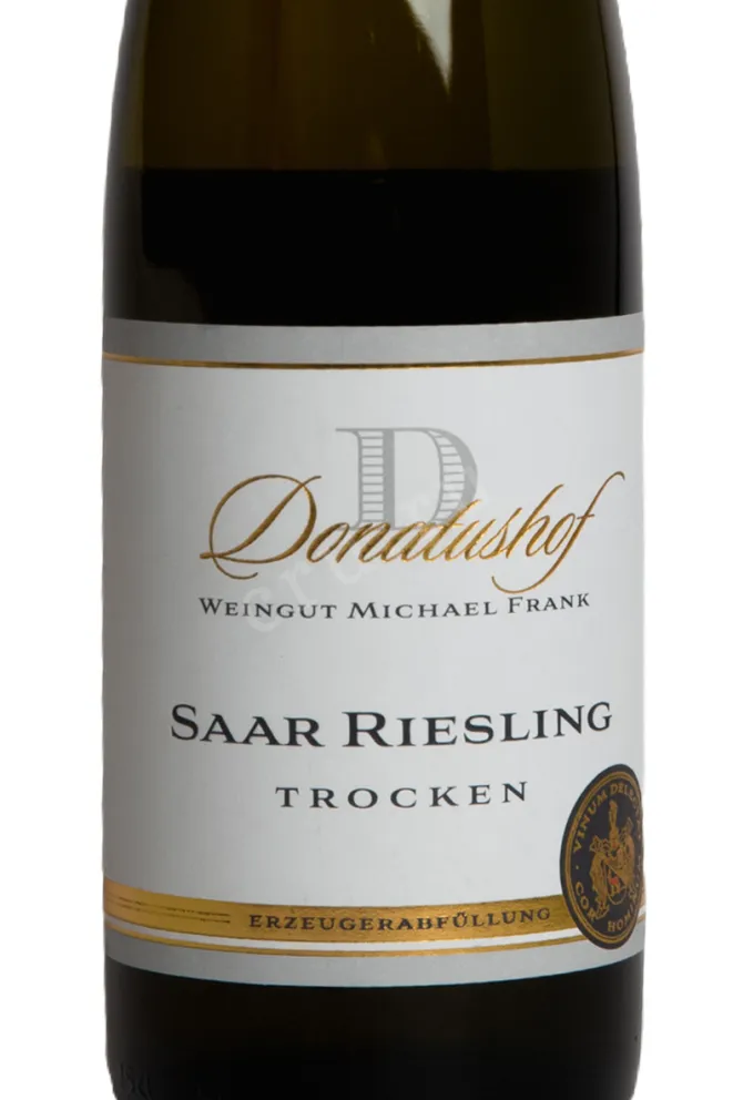 Этикетка Donatushof Saar Riesling Trocken 2024 0.75 л