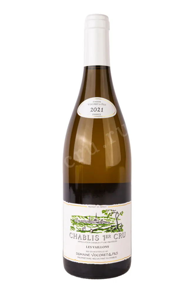 Вино Domaine Vocoret et Fils Chablis Premier Cru Les Vaillons 2021 0.75 л