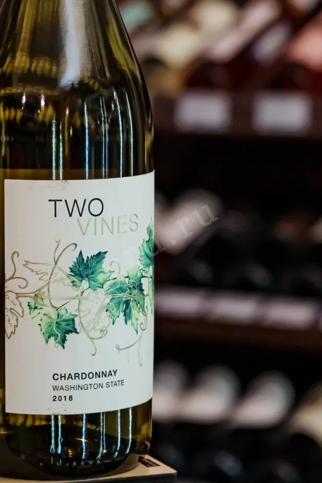 В магазине Крю Профи Two Vines Chardonnay 2018 0.75 л