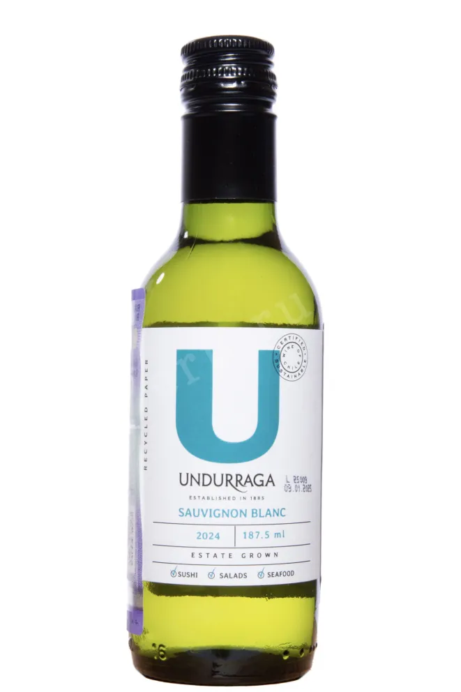Вино Undurraga Sauvignon Blanc DO 2024 0.187 л