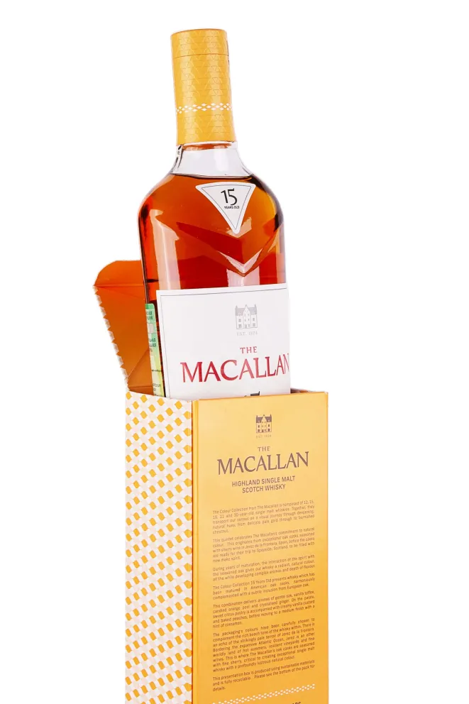 В подарочной коробке Macallan Colour Collection 15 years old in gift box 0.7 л