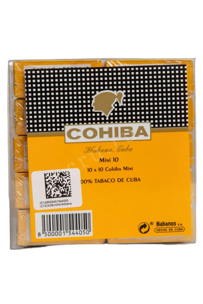 Этикетка Cohiba Mini *10