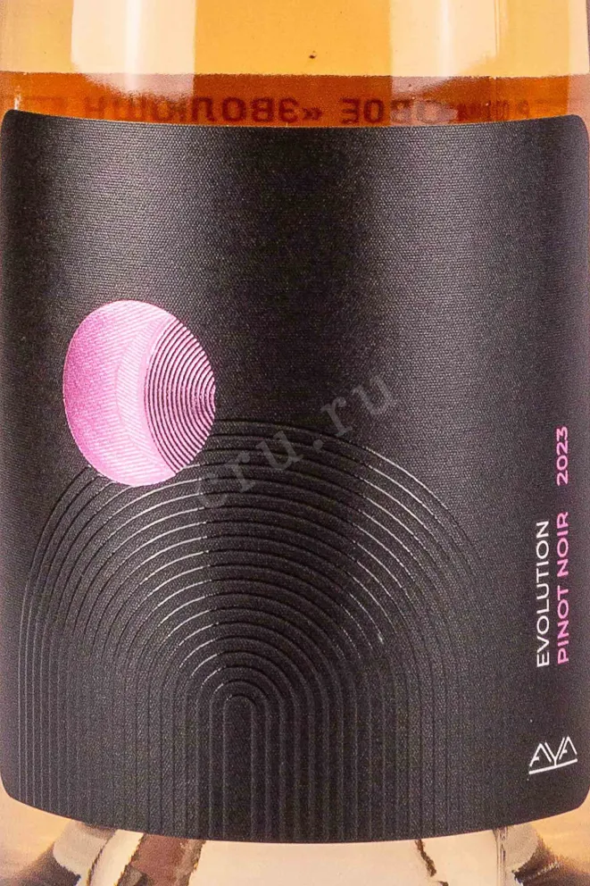 Этикетка Evolution Pinot Noir 2023 0.75 л