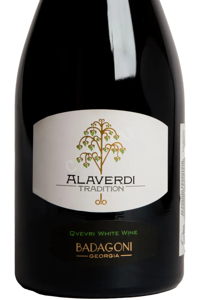 Этикетка Badagoni Alaverdi Tradition White dry 2011 0.75 л