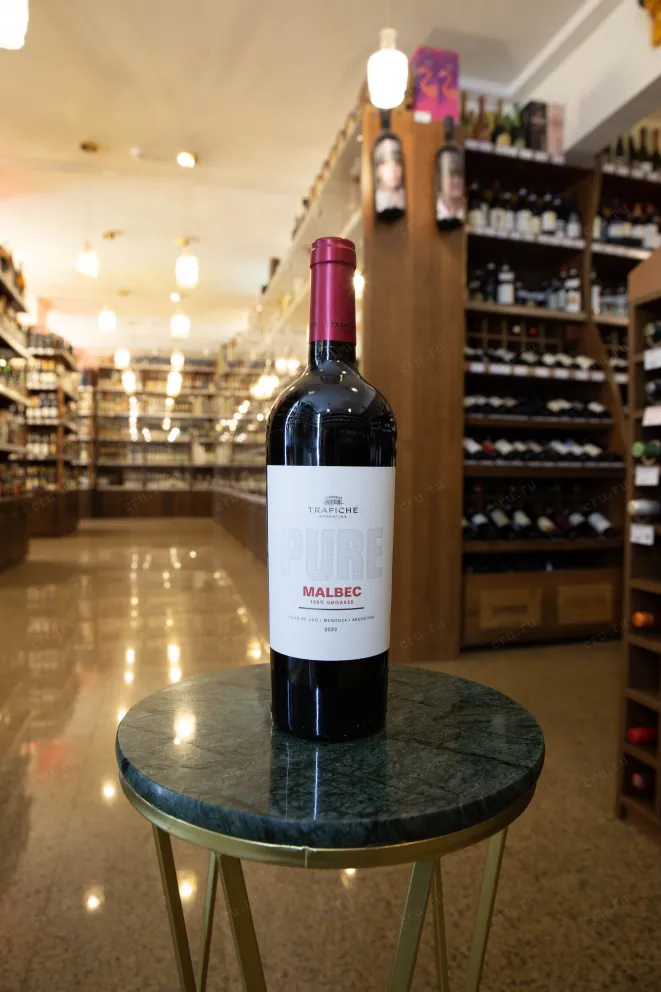 В магазине Крю Профи Trapiche Pure Malbec 2022 0.75 л
