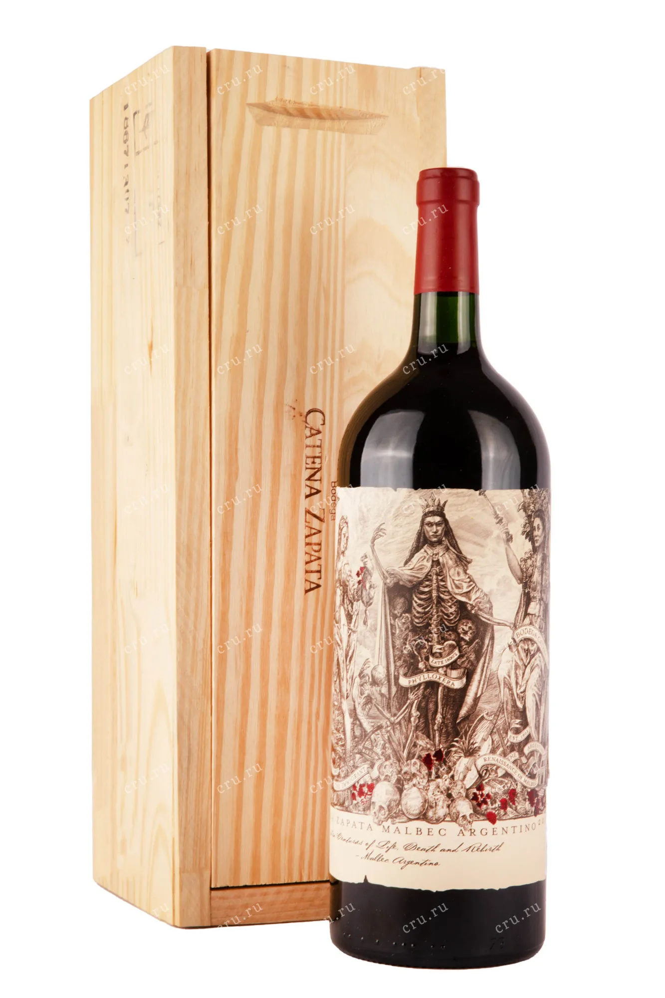 Фото — Вино Catena Zapata Malbec Argentino with gift box 1.5 л