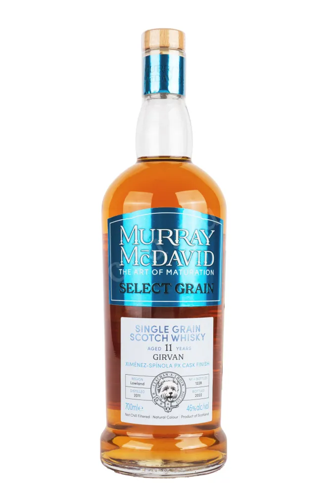 Бутылка Murray McDavid Select Grain Girvan 11 Years Old gift box 0.7 л