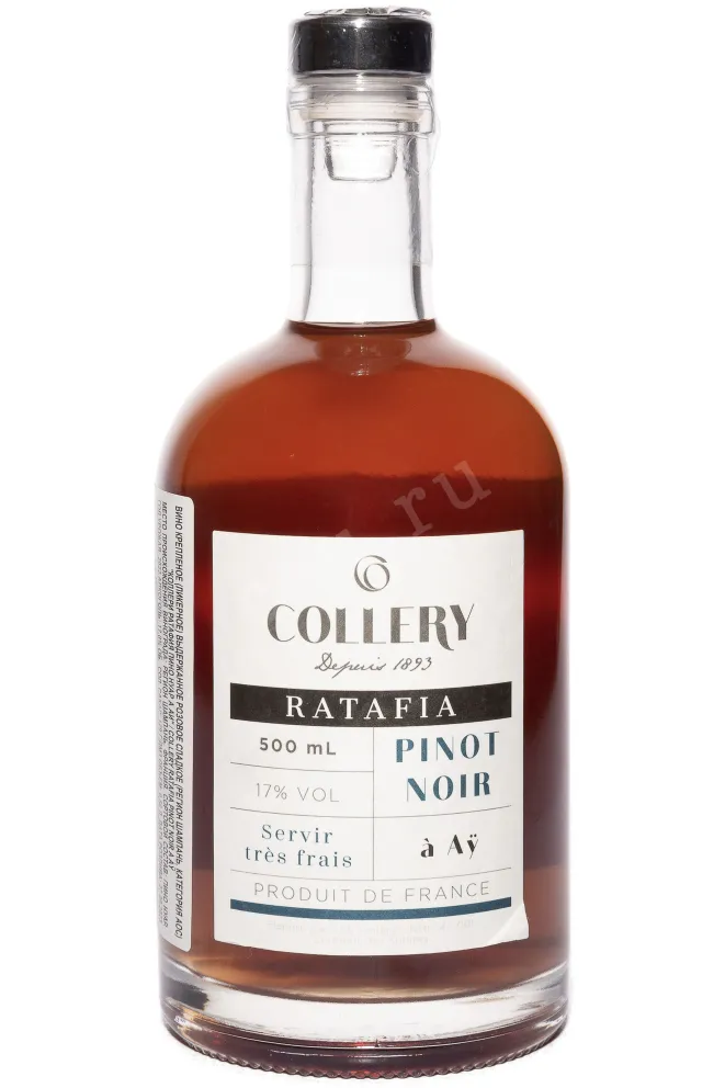 Бутылка Collery Ratafia Pinot Noir a Ay in gift box 2022 0.5 л