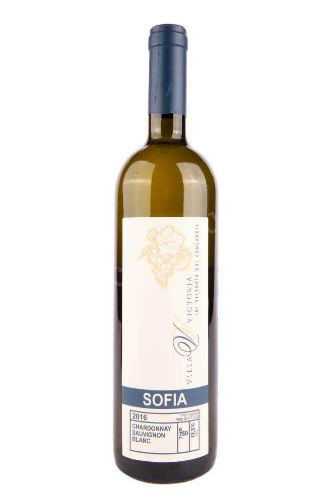 Вино София Семигорье Вилла Виктория белое сухое 2016 0.75 л
