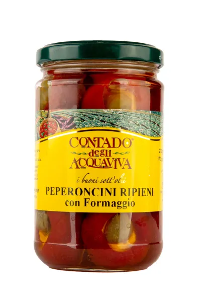 Peperoncini ripieni "Contado Degil Aqcuaviva"