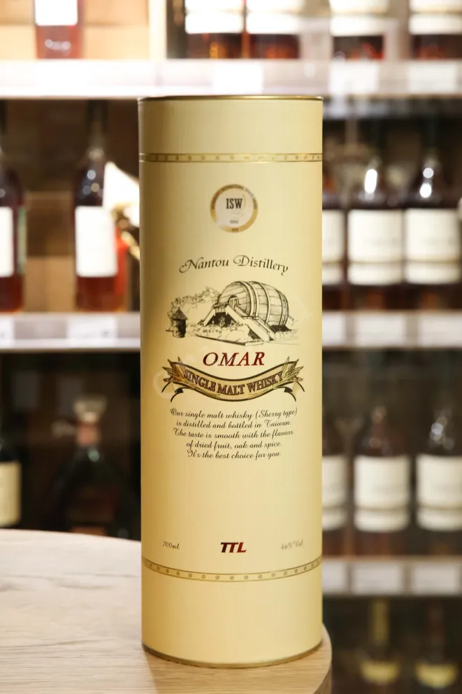 В магазине Крю Профи Omar Single Malt Cherry Type in tube 0.7 л