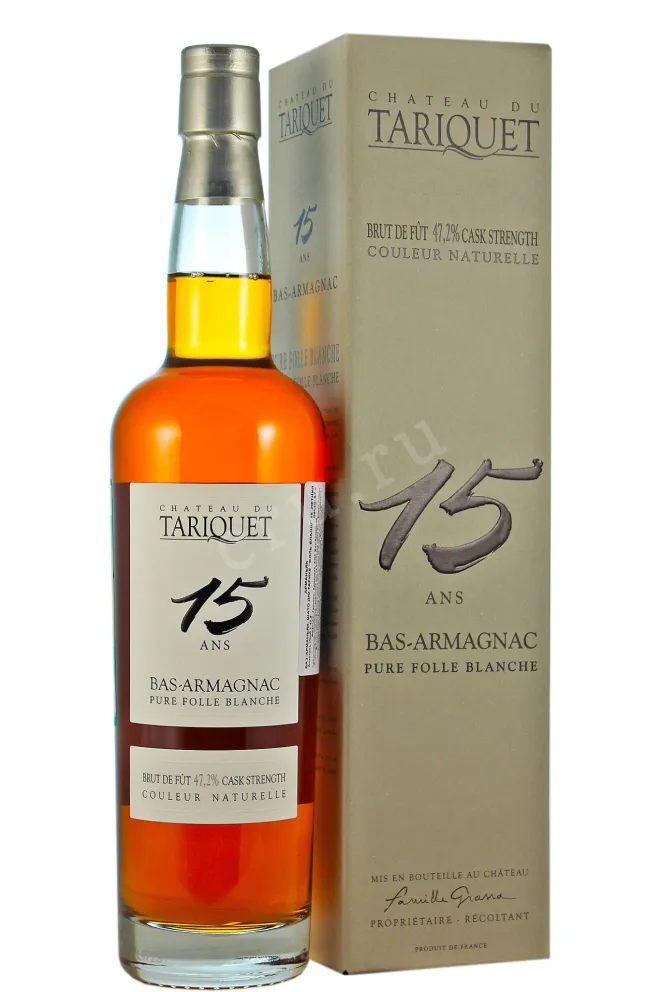 Арманьяк Domaine du Tariquet Folle Blanche 15 yo in gift box  0.7 л