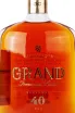 Этикетка Fanagoria Grand 40 Years Old gift box 1977 0.7 л