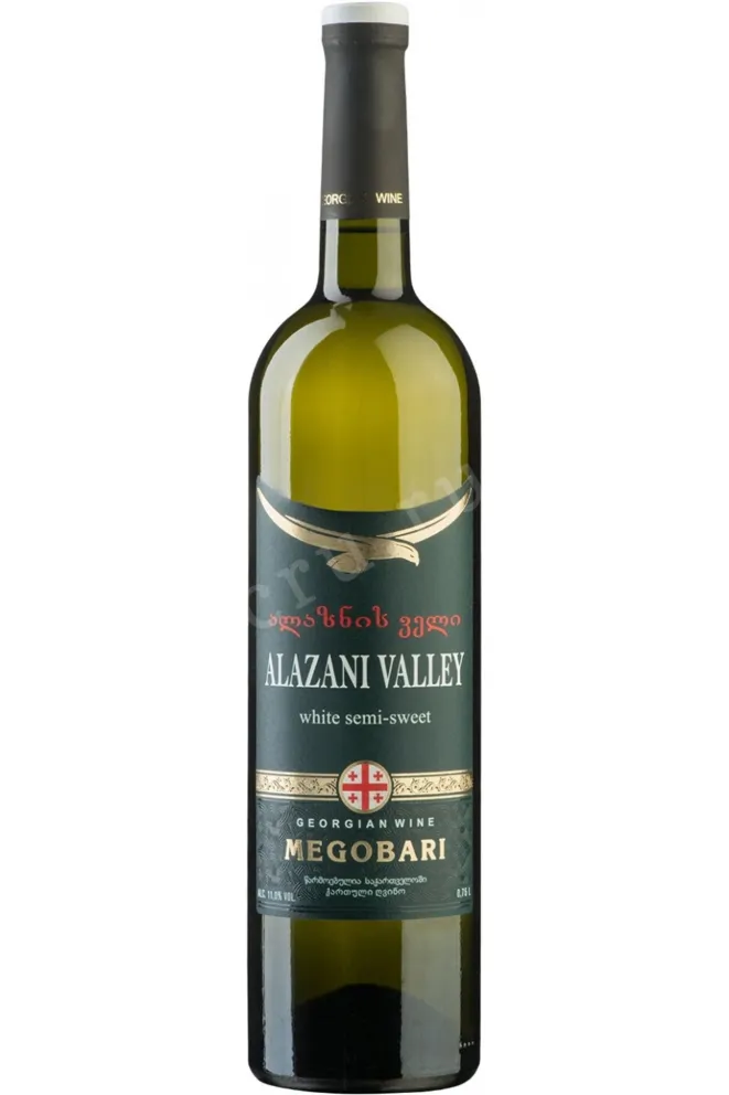 Вино Megobari Alazani Valley White Semi Sweet  0.75 л