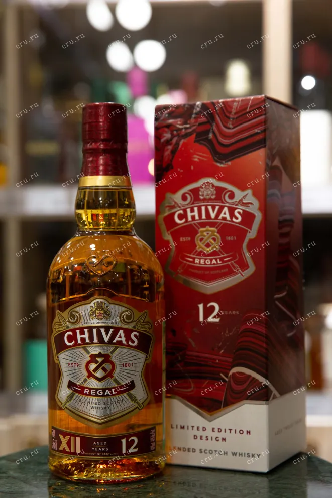 В магазине Крю Профи Chivas Regal 12 years in gift box 0.7 л
