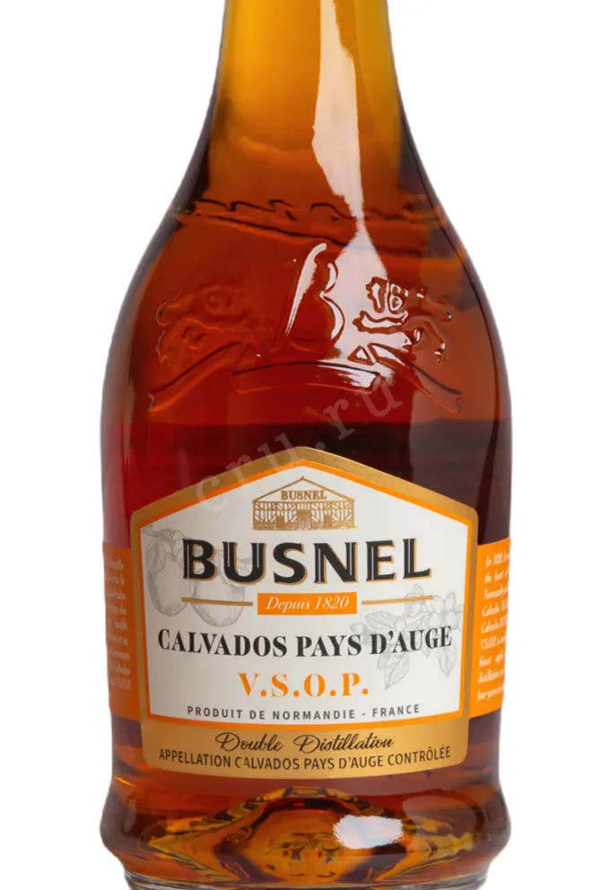 Этикетка Busnel Pays D'Auge VSOP 0.7 л